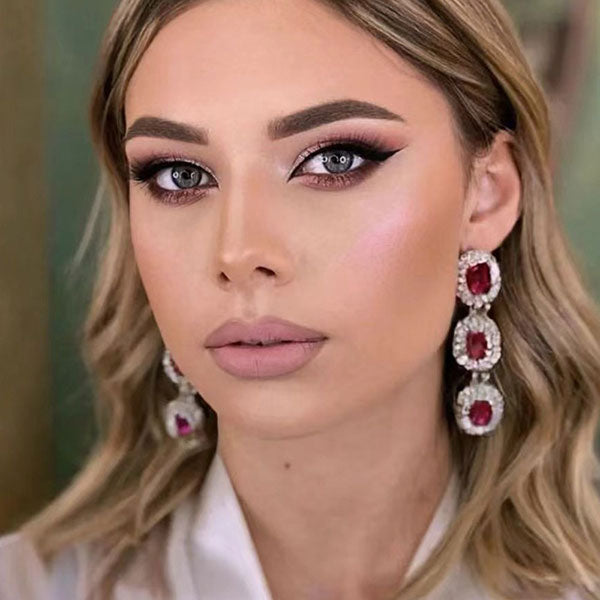storexq Rhinestone Feminine Multi-layer Drop Earrings