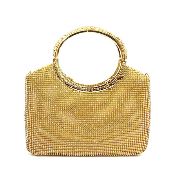 storexq Solid Color Feminine Rhinestone Bag