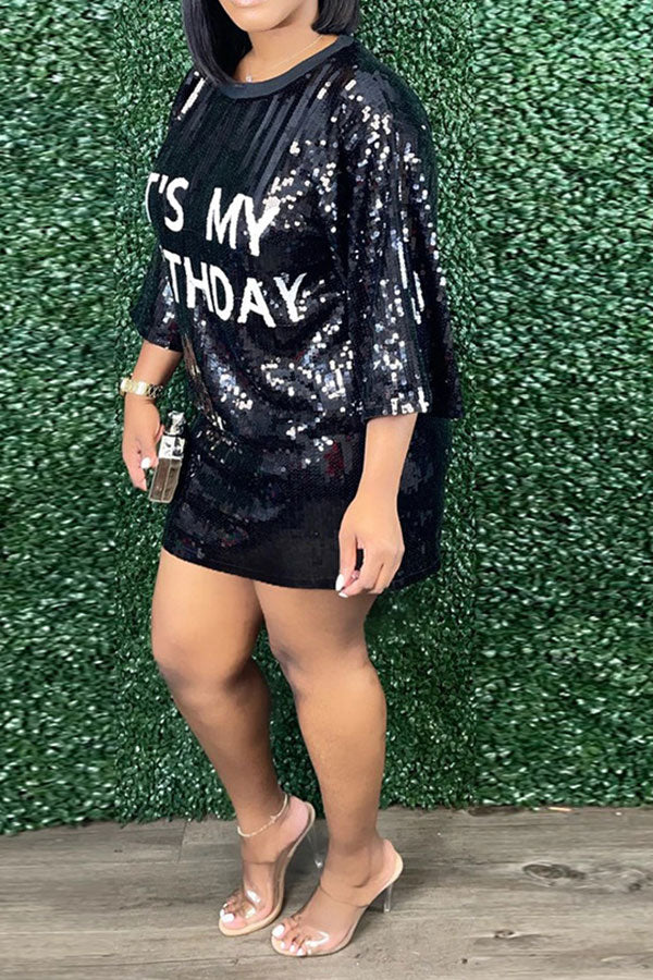 storexq Sequined On-trend Mini Dress
