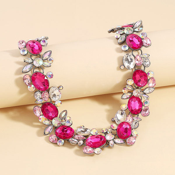 storexq Crystal Glitter Glamorous Necklace