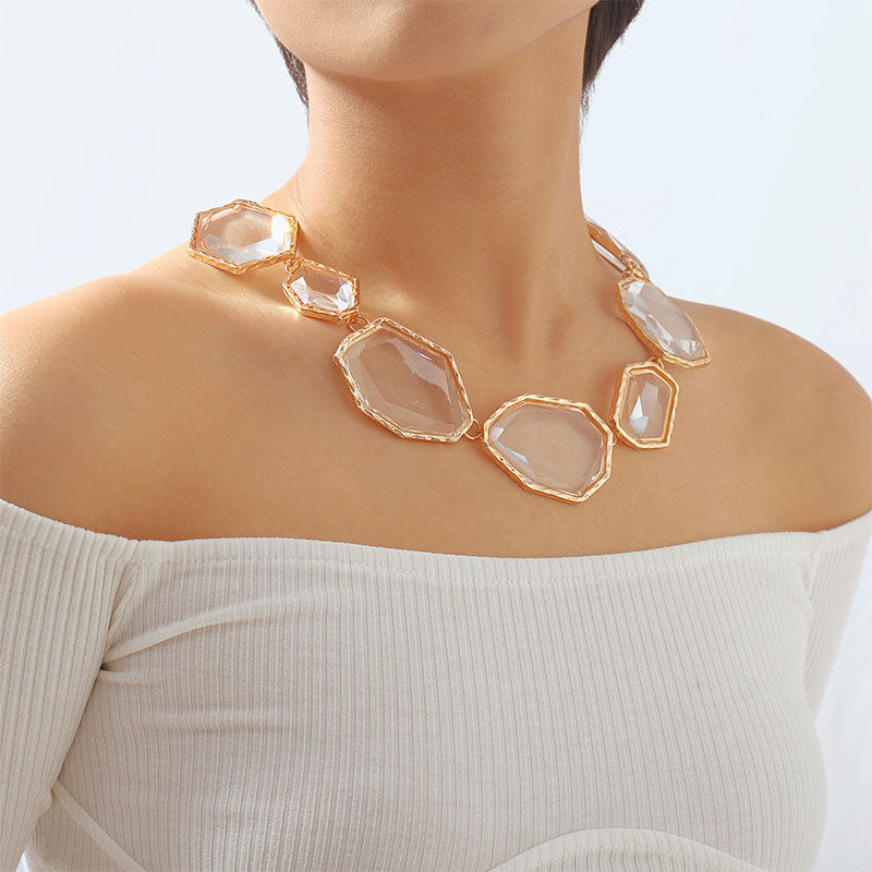 storexq Crystal Design Modern Necklace