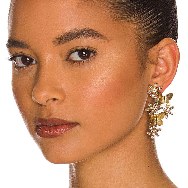 storexq 3D Flower & Butterfly Striking Earrings