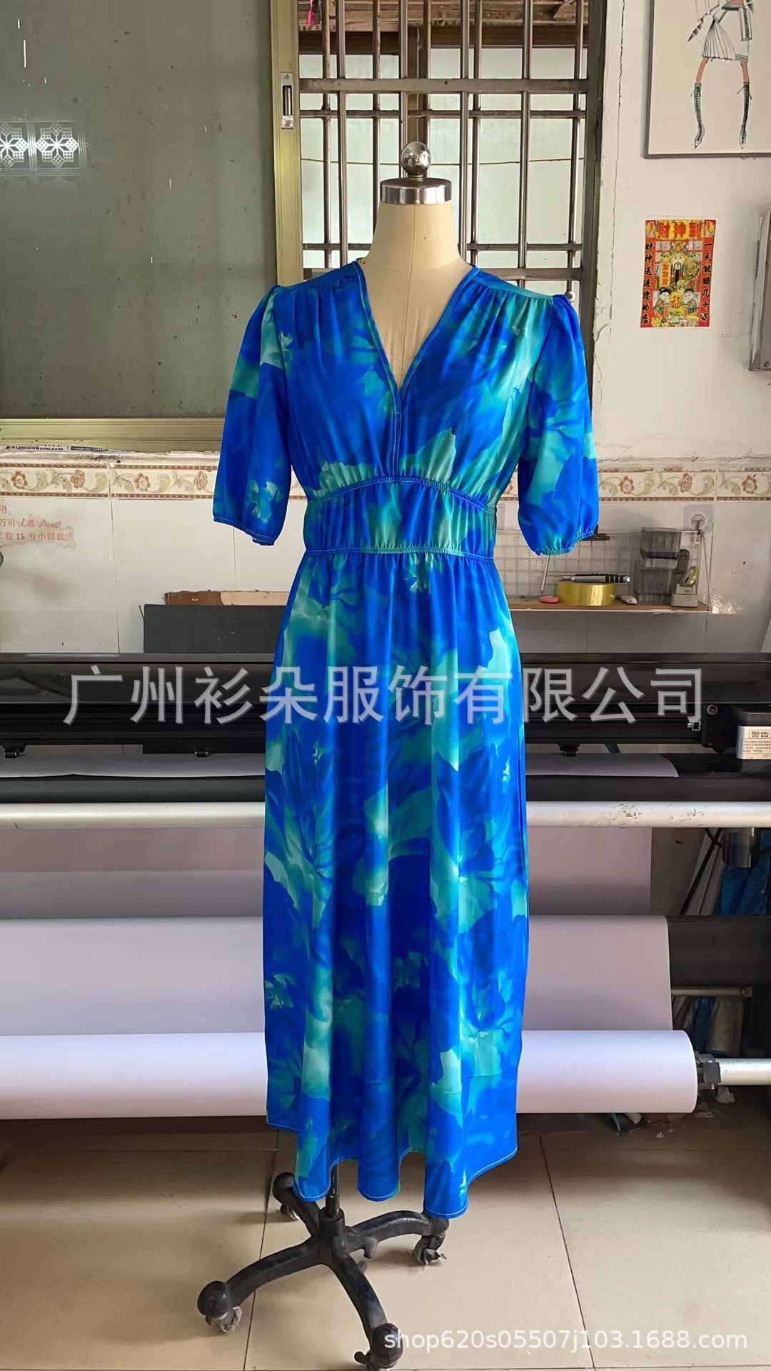 STOREXQ Cross-Border Independent Station Fashion Printing Women's Dress