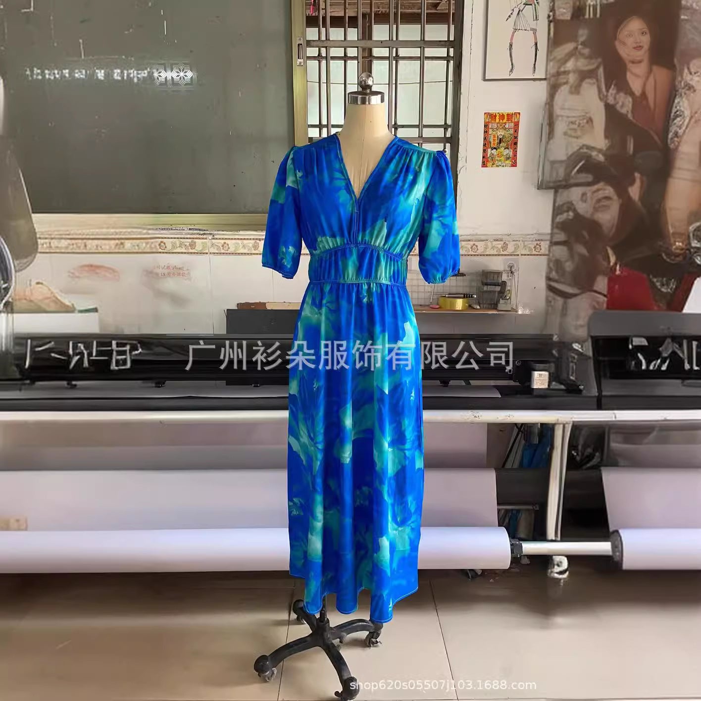 STOREXQ Cross-Border Independent Station Fashion Printing Women's Dress