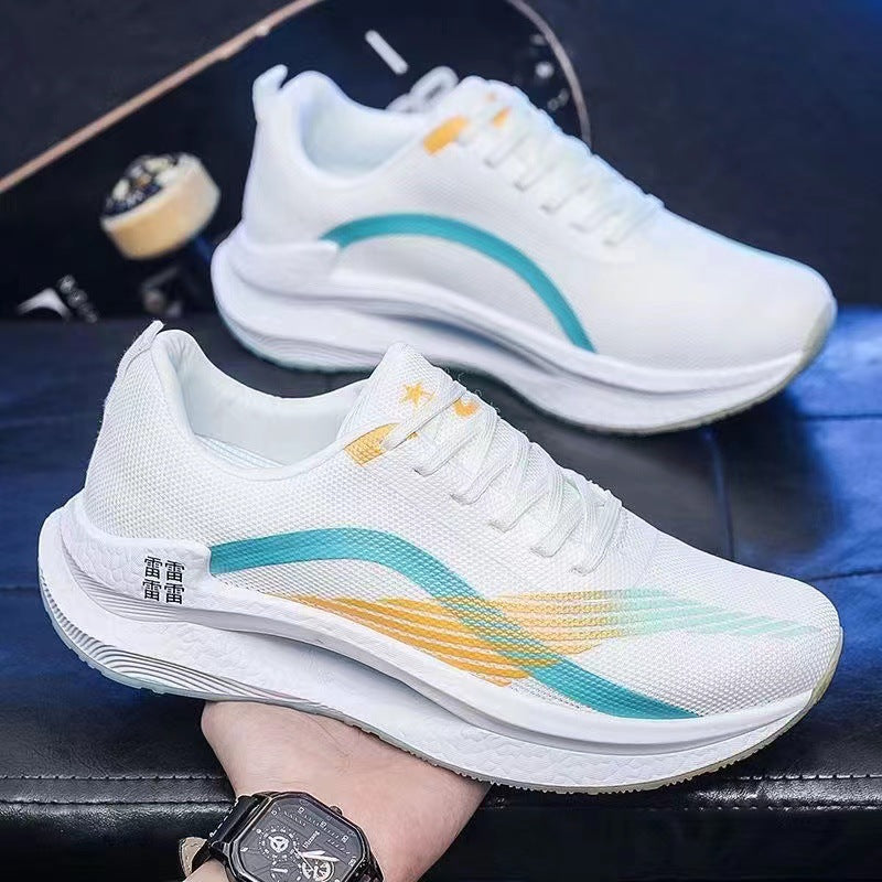 storexq Cross-Border New Arrival Flying Woven Women's Shoes Soft Bottom Breathable Versatile Casual Fashion One Piece Dropshipping Popcorn Women's Running Shoes