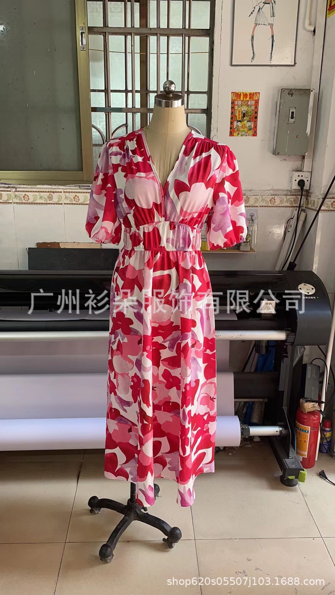 STOREXQ Cross-Border Independent Station Fashion Printing Women's Dress