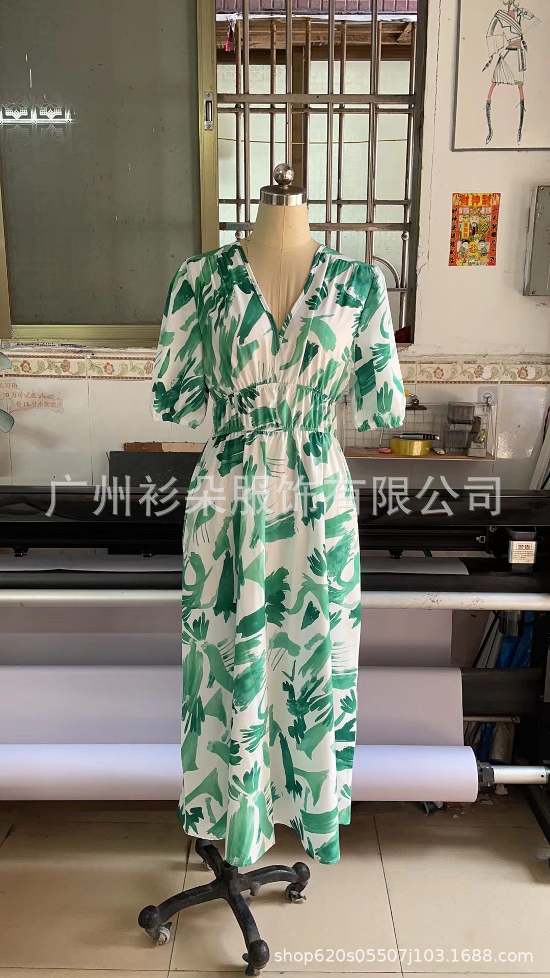 STOREXQ Cross-Border Independent Station Fashion Printing Women's Dress