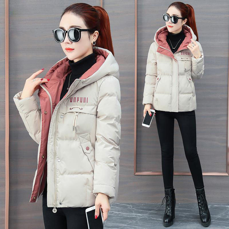 padded jacket women's short 2023 new Korean version down padded jacket winter jacket women's loose thickened small padded jacket
