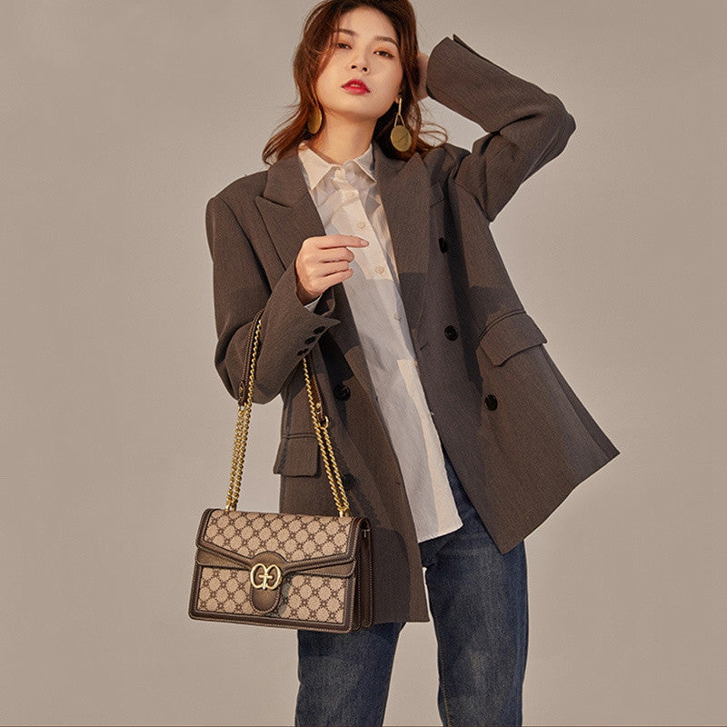 STOREXQ Printed Bags New Women's Bag Shoulder Messenger Bag Fashion Chain Bag Dionysian Cross-Body Bag Women's Handbag