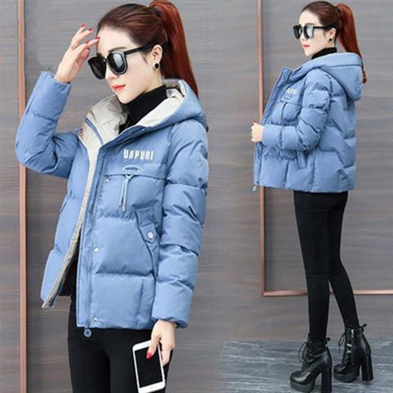 padded jacket women's short 2023 new Korean version down padded jacket winter jacket women's loose thickened small padded jacket