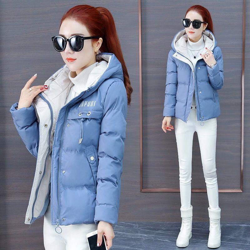 padded jacket women's short 2023 new Korean version down padded jacket winter jacket women's loose thickened small padded jacket