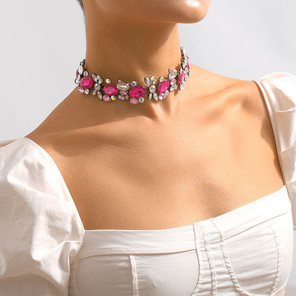 storexq Crystal Glitter Glamorous Necklace