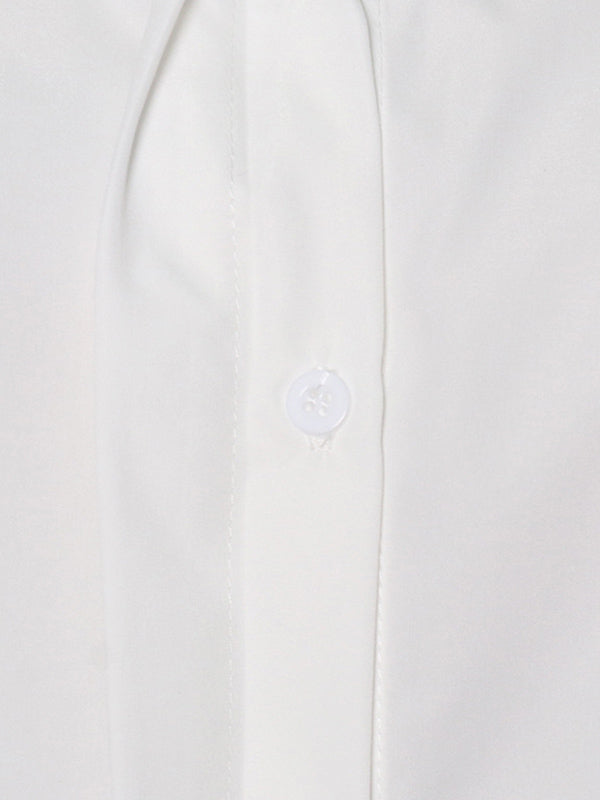 storexq Original Solid Color Irregularity Geometry Blouse Tops