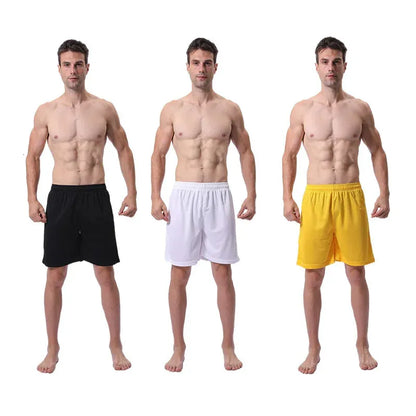 Summer Football Shorts Men Sports Shorts Bottoms Solid Kids Football Training Running Basketball Soccer Badminton Gym Shorts 240615