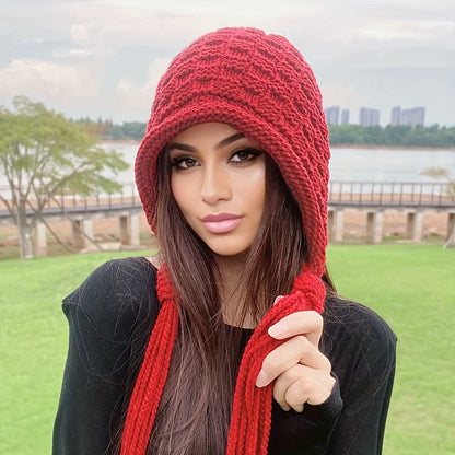 Winter Warm Knitted Hat - Ultra-Warm and Cozy, Extreme Coldproof and Windproof, Fashionably Designed, Versatile and Stylish - Perfect for Autumn and Winter Seasons, Ultimate Headgear for Cold Weather, Provides Excellent Ear Protection