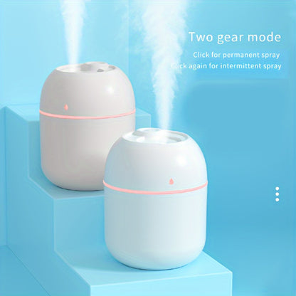 7.44oz USB Humidifier: Silent Bedroom Atomizer, Suitable for Multiple Room Types, Powered by USB