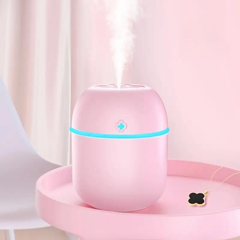 1pc, Whisper-Quiet USB-Powered Mini Aromatherapy Humidifier - Portable, Compact, and Energy-Efficient - Perfect for Bedroom, Living Room, Office, Car, and Household Use with Easy-to-Clean Design and Adjustable Mist Output