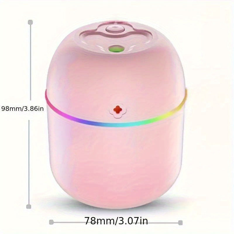 1pc, Whisper-Quiet USB-Powered Mini Aromatherapy Humidifier - Portable, Compact, and Energy-Efficient - Perfect for Bedroom, Living Room, Office, Car, and Household Use with Easy-to-Clean Design and Adjustable Mist Output