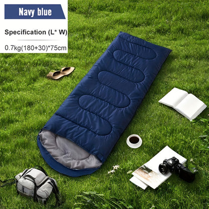 COFIT Rectangular Sleeping Bag for Adults - Synthetic Fiber, Pure Cotton Lining, Warm, Ideal for Backpacking, Camping & Hiking, Full Open Design, Zip Closure