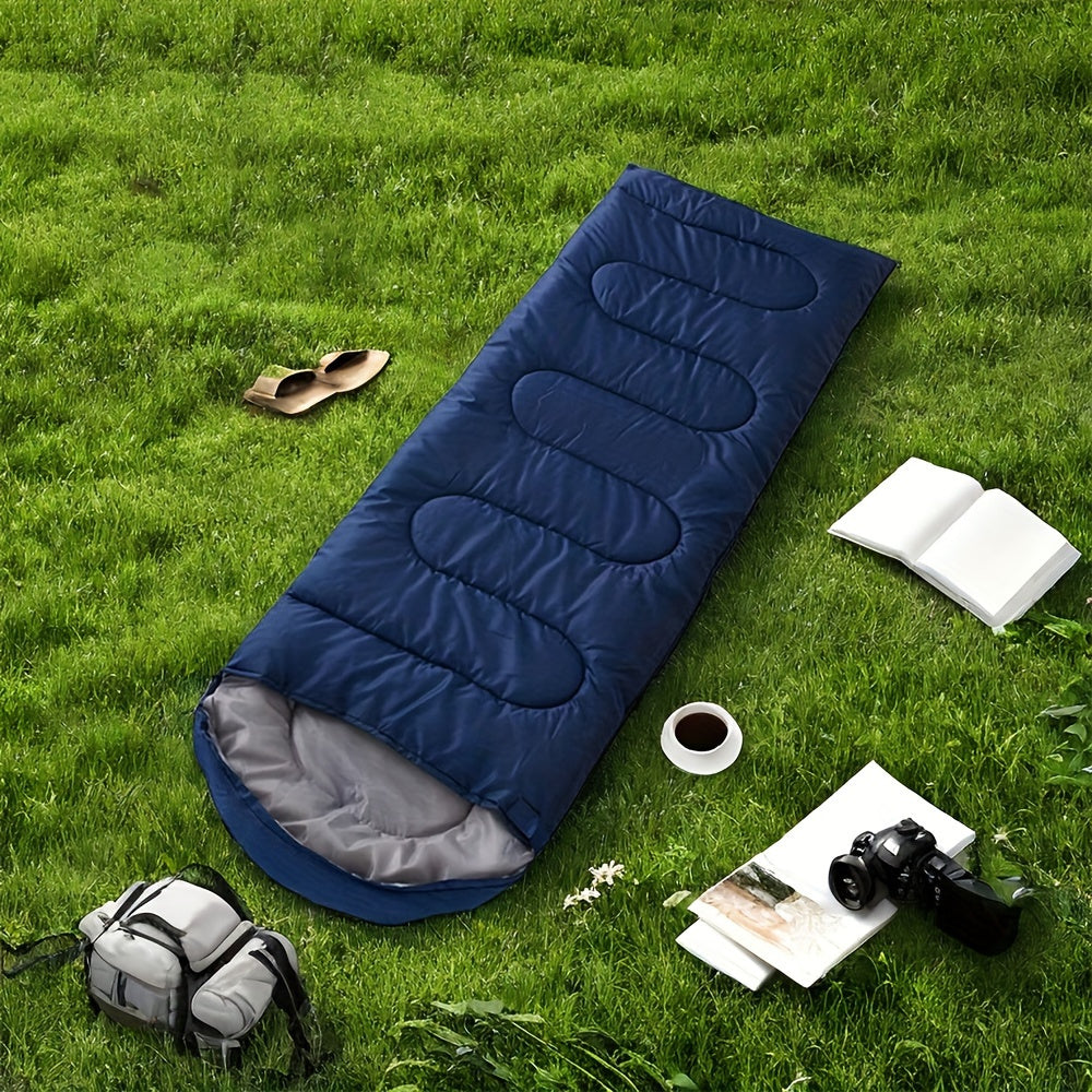 COFIT Rectangular Sleeping Bag for Adults - Synthetic Fiber, Pure Cotton Lining, Warm, Ideal for Backpacking, Camping & Hiking, Full Open Design, Zip Closure