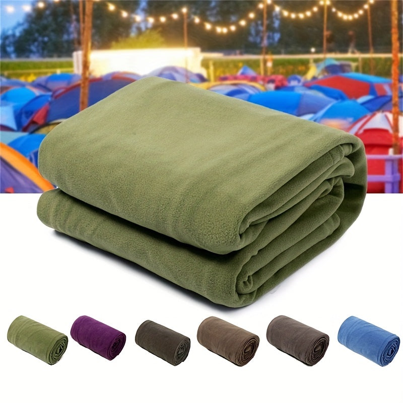 1pc Ultra-Lightweight Portable Polar Fleece Sleeping Bag for Camping and Travel - Soft, Warm, and Cozy Drawstring Closure - Acrylic Blend Fabric for Insulation - Perfect for Outdoor Adventures and Backpacking Trips