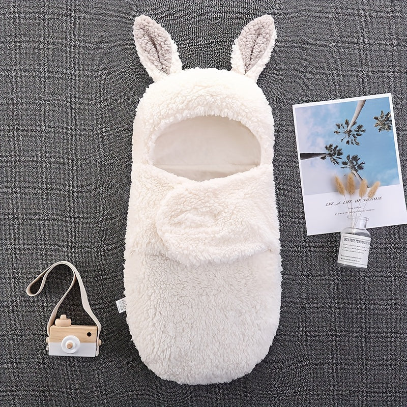 Cozy Baby Sleeping Bag - Soft, Warm, Solid Plush Design for Comfortable Sleep