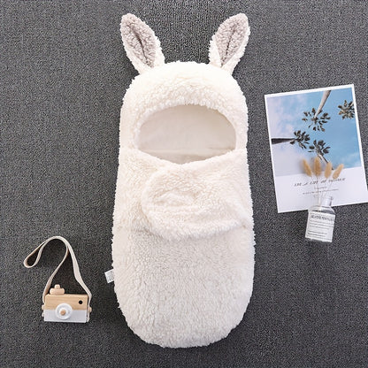 Cozy Baby Sleeping Bag - Soft, Warm, Solid Plush Design for Comfortable Sleep