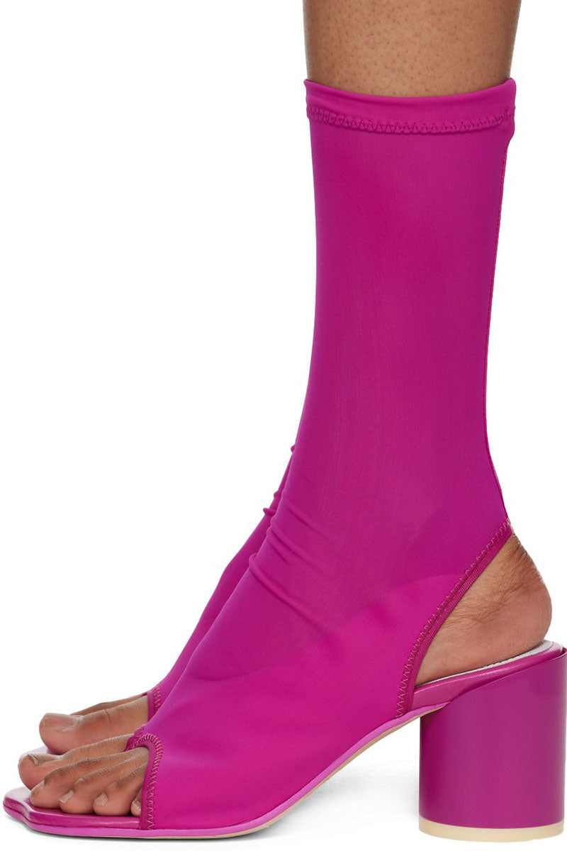 storexq Solid Color Stunning Toe Post Ankle Boots