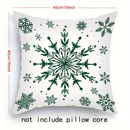 1pc/4pcs Merry Christmas Throw Pillow Covers - Festive Home Decor for Bedroom, Living Room, Sofa, Car with Seasonal Cheer