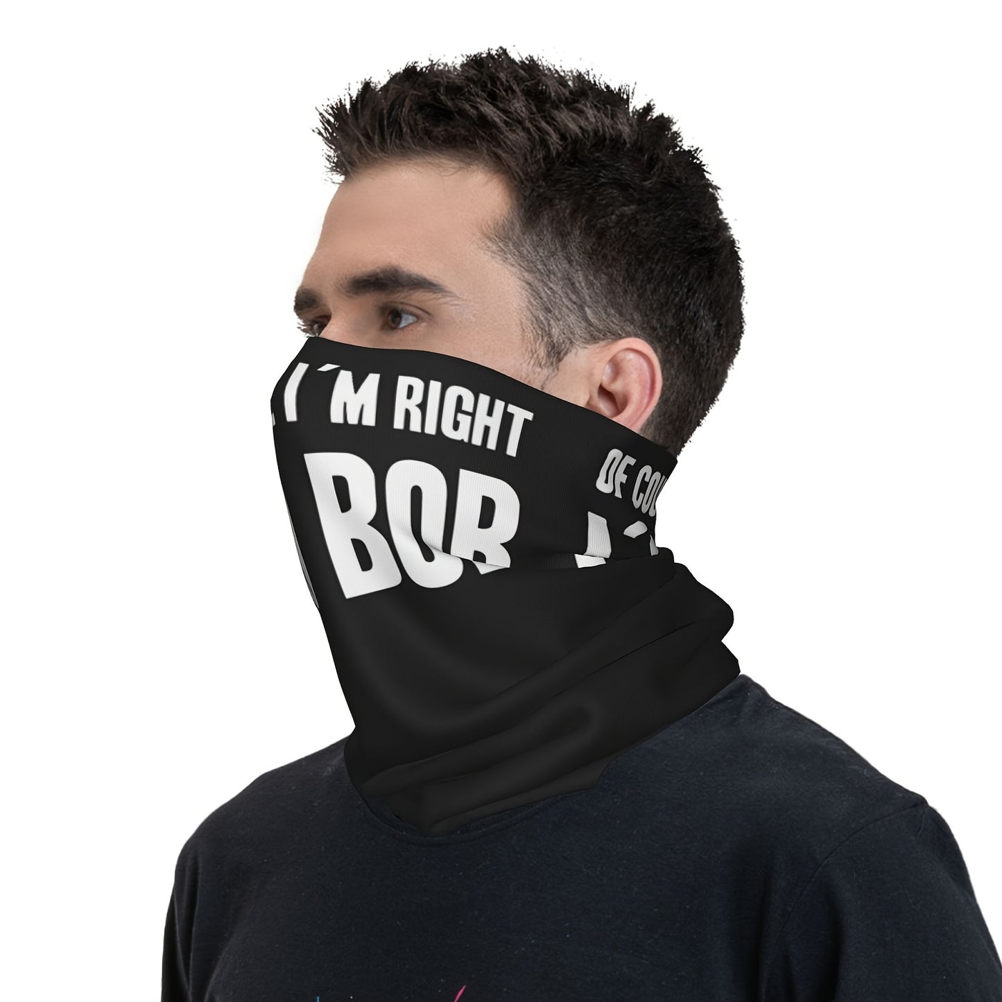 BOB Bandana Neck Warmer: Unisex Winter Ski Hiking Scarf Gaiter Face Cover For Men And Women