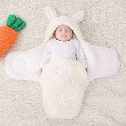 Cozy Baby Sleeping Bag - Soft, Warm, Solid Plush Design for Comfortable Sleep