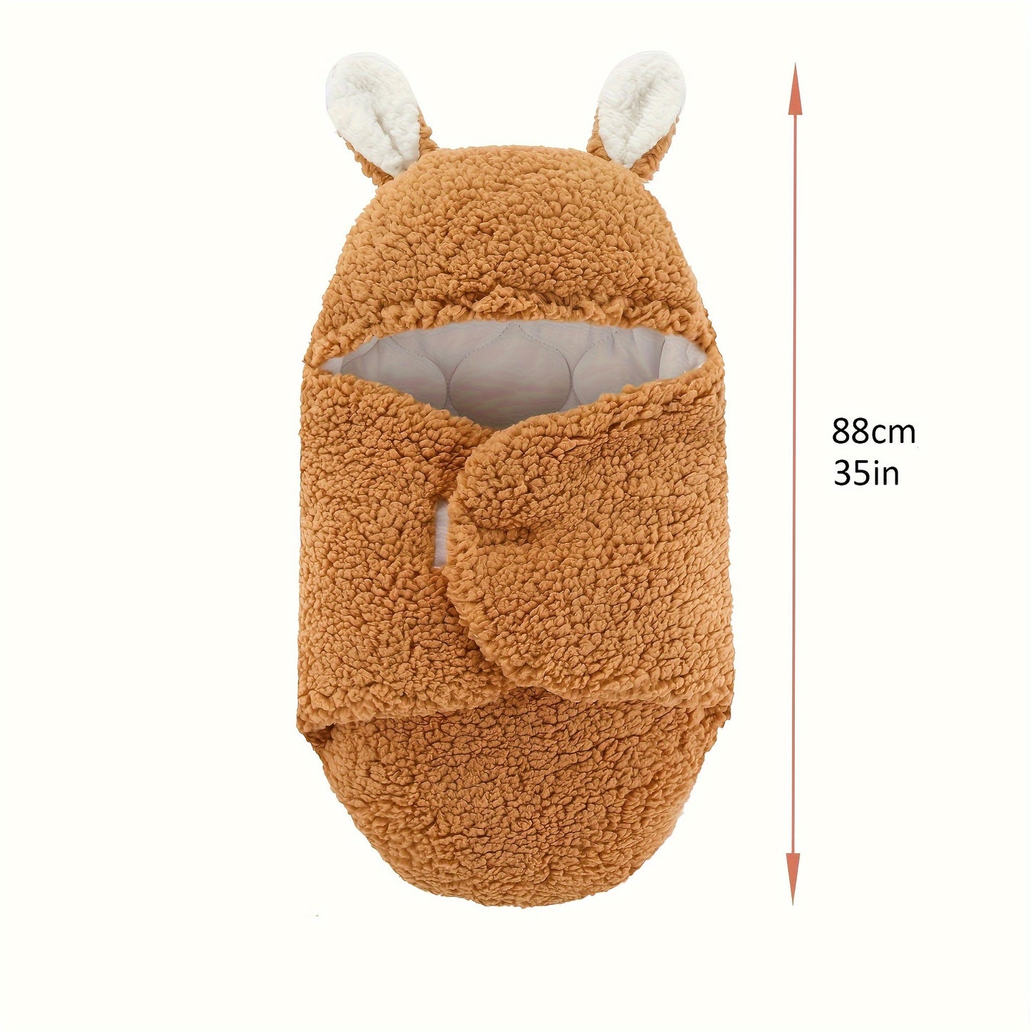 Cozy Baby Sleeping Bag - Soft, Warm, Solid Plush Design for Comfortable Sleep