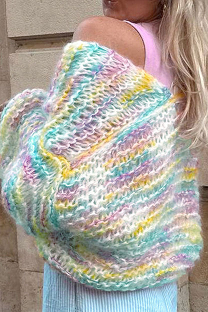 namcoverse Gradient Rainbow Relaxed Cardigan