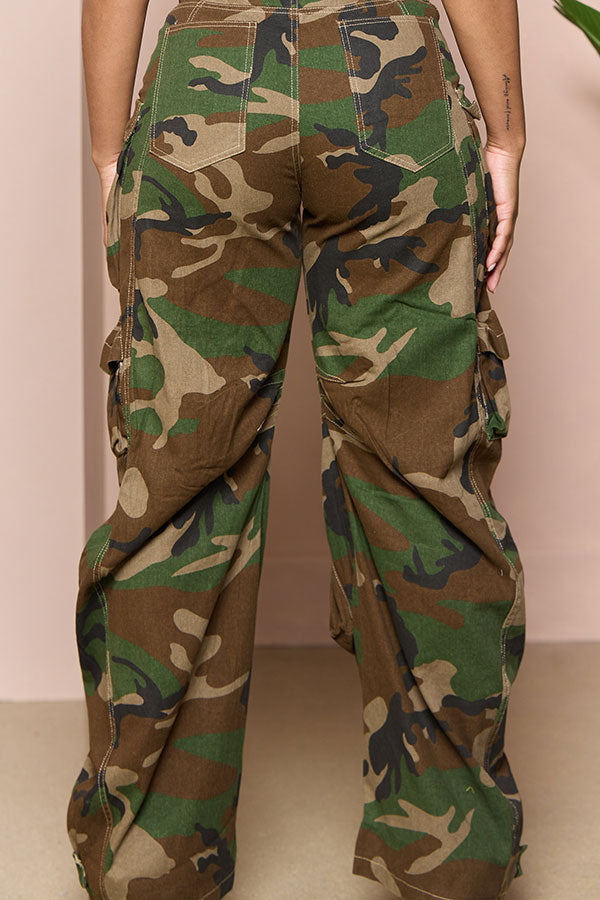 storexq Camouflage Modern Multi Pocket Jeans