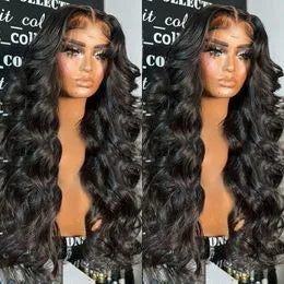 13X6 Hd Transparent Lace Frontal Wig 30Inch Body Wave Lace Front Human Hair Wigs 200 Density 4x4 5x5 Lace Closure Wigs for Women