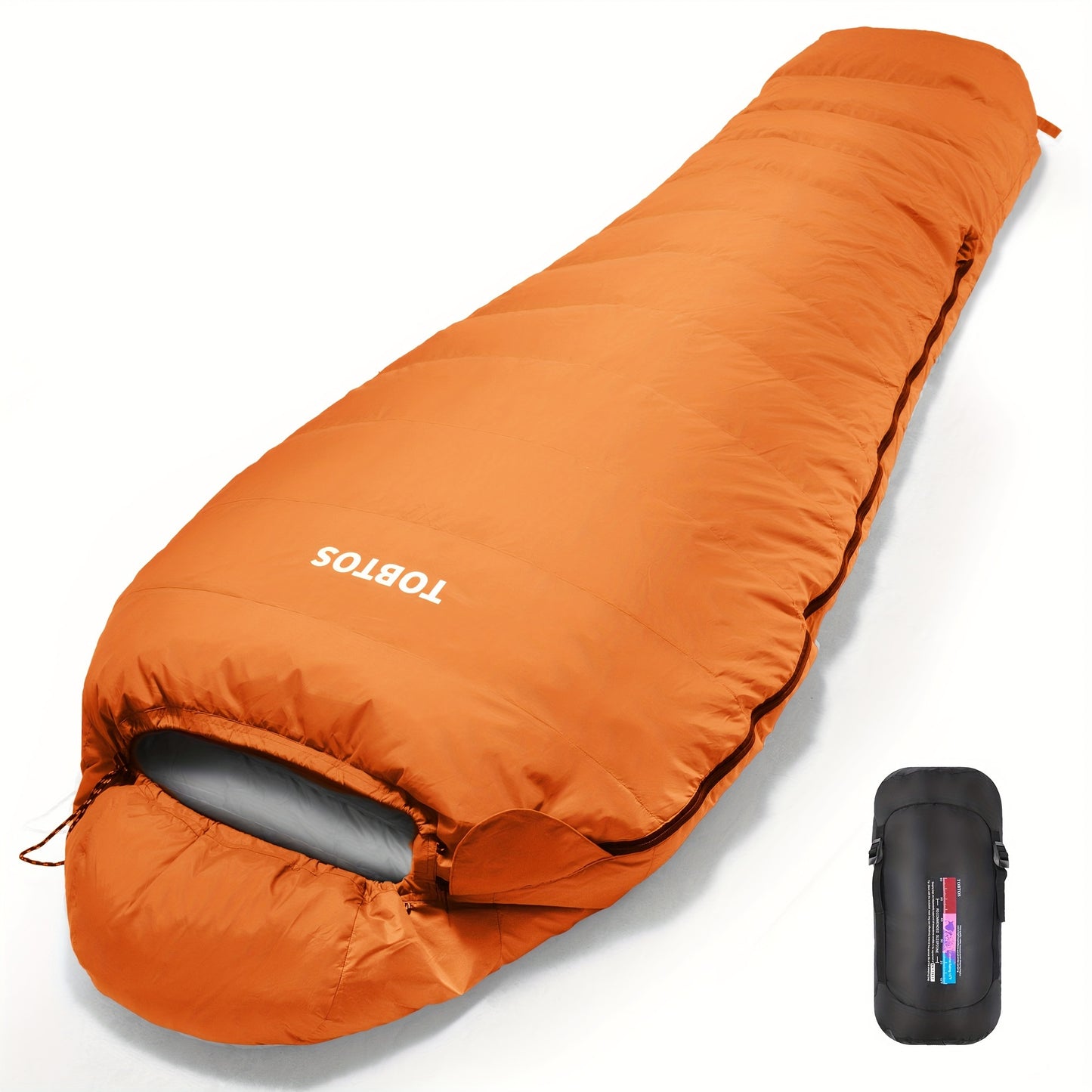 4-Season Mummy Sleeping Bag - Ultra-Warm, Lightweight, Waterproof, and Compact for Adults - Ideal for Camping, Outdoor, Hiking, and Backpacking Adventures with Compression Sack