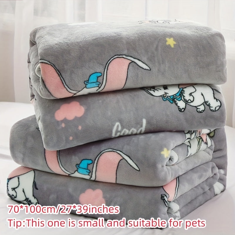 1pc Print Personality Flannel Blanket, Soft Warm Throw Blanket Nap Blanket For Couch Sofa Office Bed Camping Travel, Multi-purpose Gift Blanket For All Season