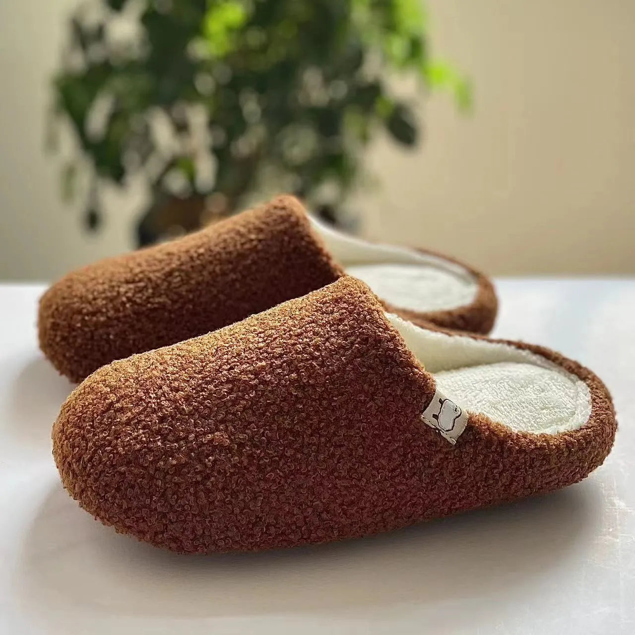 Womens Slippers Ladies Plush Winter Fur Fluffy Furry Warm Sandals Fashion Fuzzy Girl Flip Flop Slipper size