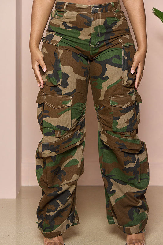 storexq Camouflage Modern Multi Pocket Jeans