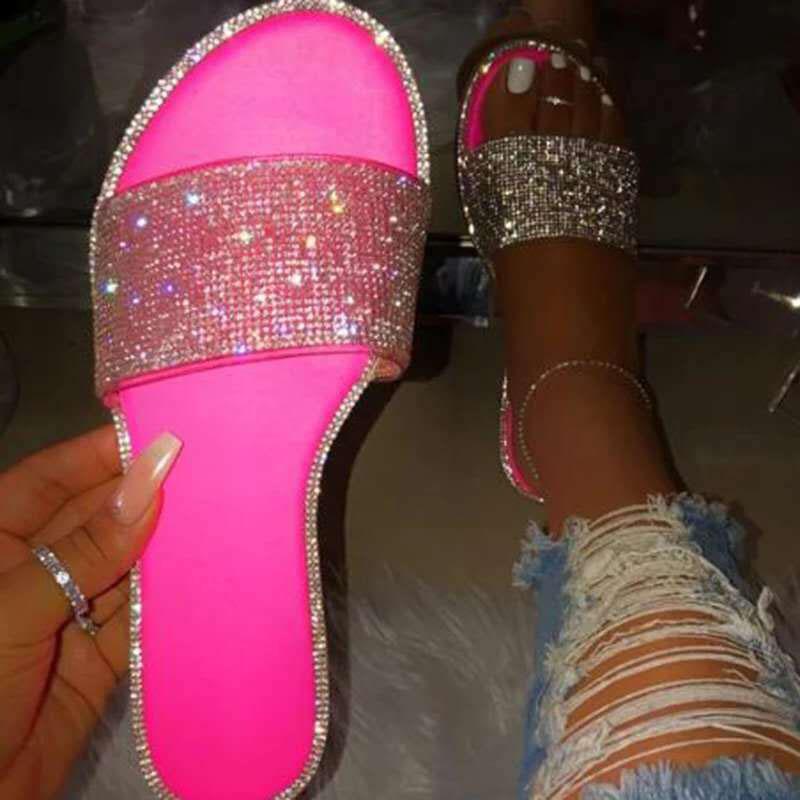 storexq Sequined Sparkly Slippers