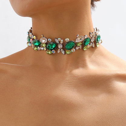 storexq Crystal Glitter Glamorous Necklace