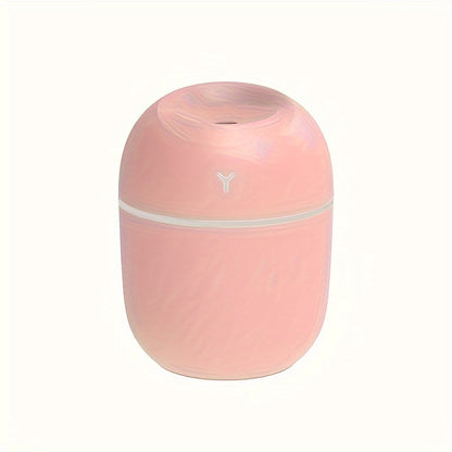 1pc 7.44oz Mini Cute Humidifier Air Purifier With Night Light And Cool Mist For Home, Car, And Plants, Purify Air And Freshen Room