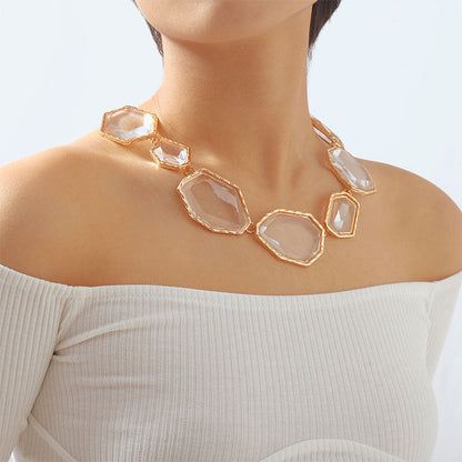storexq Crystal Design Modern Necklace