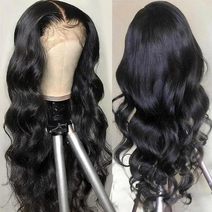 13X6 Hd Transparent Lace Frontal Wig 30Inch Body Wave Lace Front Human Hair Wigs 200 Density 4x4 5x5 Lace Closure Wigs for Women