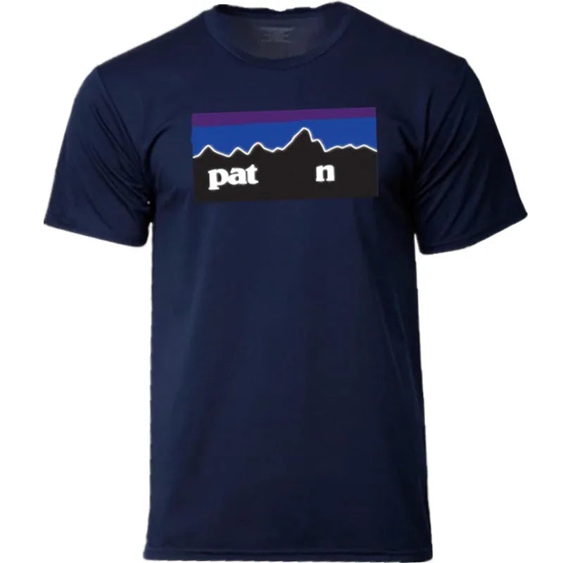 Designer T Shirts Graphic Tee Tshirts Cotton Blue Black Whirt Outdoor Be on Foot Climb A Mountain S M L Xl 2xl 3xl High Quality Clothing Women Mens