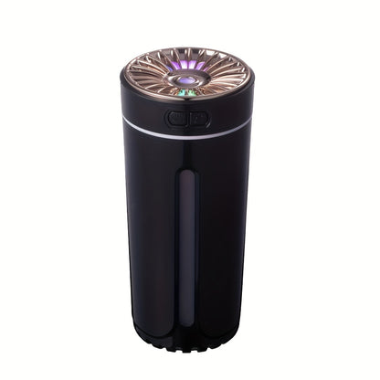 300ML Car Aroma Diffuser - Long-Lasting Rechargeable, Vibrant Color-Changing Night Light, Advanced Aroma Diffusion, Compact Humidifier, Mist Sprayer, Aromatherapy, Car Air Freshener, Mini Flameless Humidifier, Breathing Light, Colorful Marquee Lights - Si