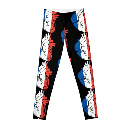 Anatomical heart design Leggings Legging sport Golf wear Womens Leggings