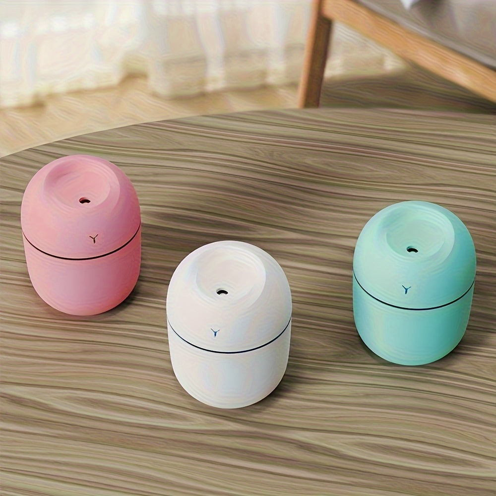 1pc 7.44oz Mini Cute Humidifier Air Purifier With Night Light And Cool Mist For Home, Car, And Plants, Purify Air And Freshen Room