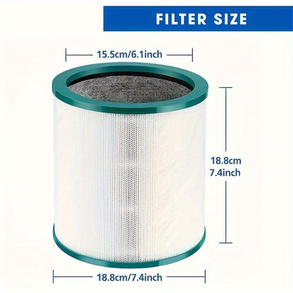 1 PACK Air Purifier Filter Replacement For Dyson Tower Purifier Pure Cool Link TP01, TP02, TP03, BP01, TP00, AM11 Compare To Part 968126-03, 305158-01, 305159-01, 308400-01, 308401-01