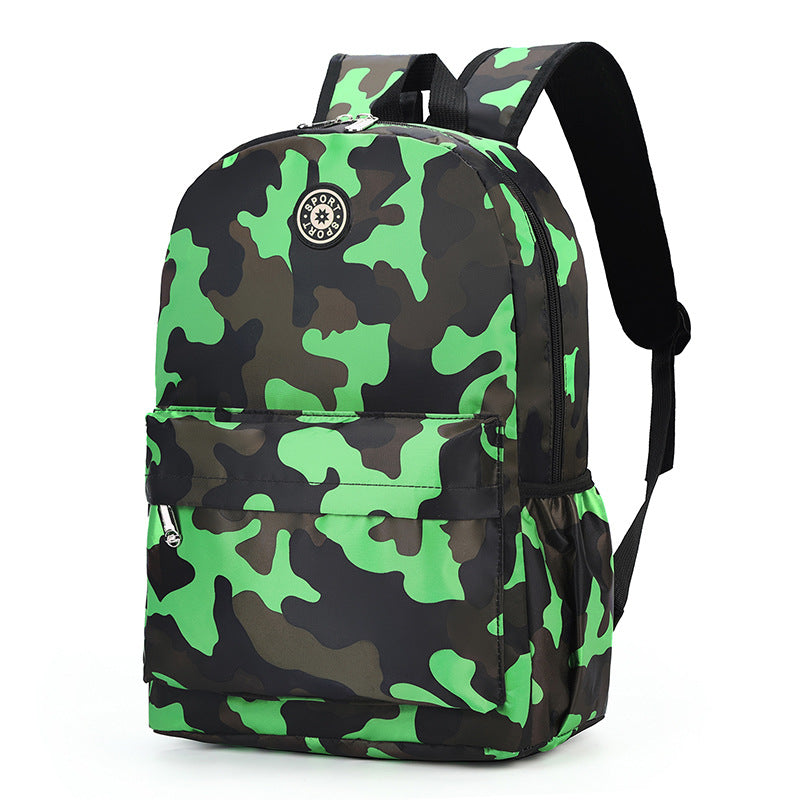 Children's Schoolbag Factory Wholesale Cross-Border Camouflage Backpack Primary School Student Backpack Boys and Girls Burden Reduction Year 12 Grade